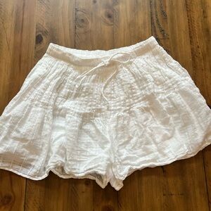 American Eagle Outfitters High Waist White Shorts